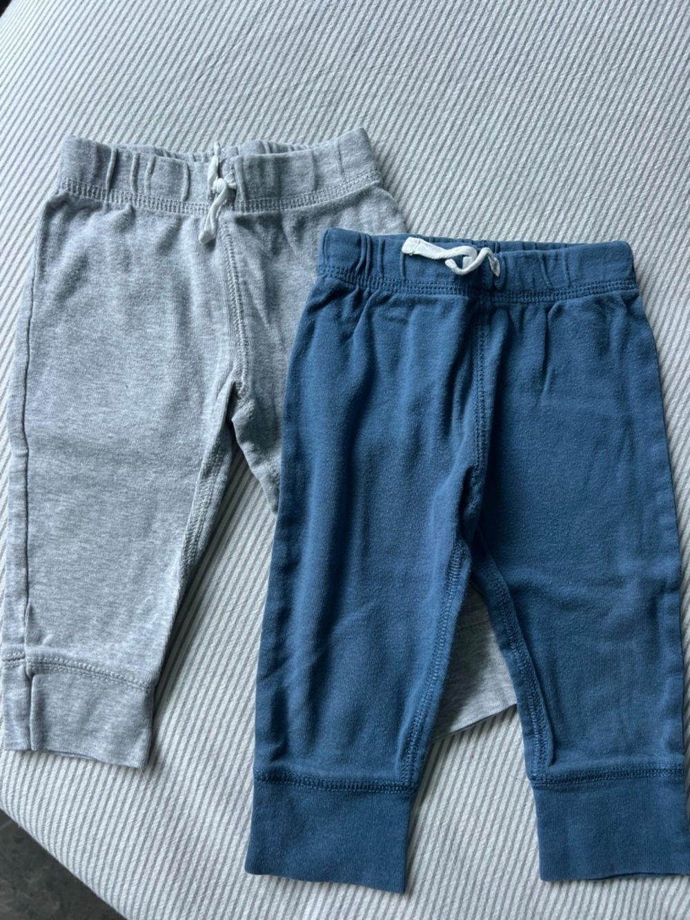 Carter’s Blue and Light Gray Cotton Jogger Pants